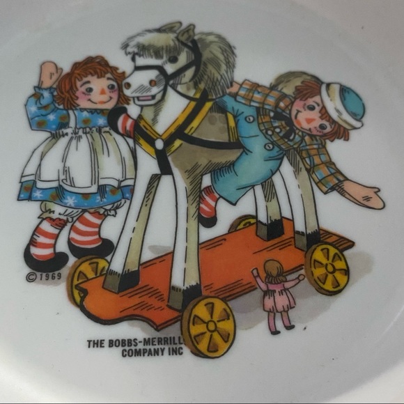 Raggedy Ann & Andy Cereal Bowl - Picture 2 of 4